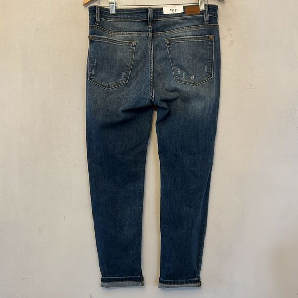 Judy Blue Adelene Girlfriend Distressed Jeans Size 31 New - Picture 8 of 12